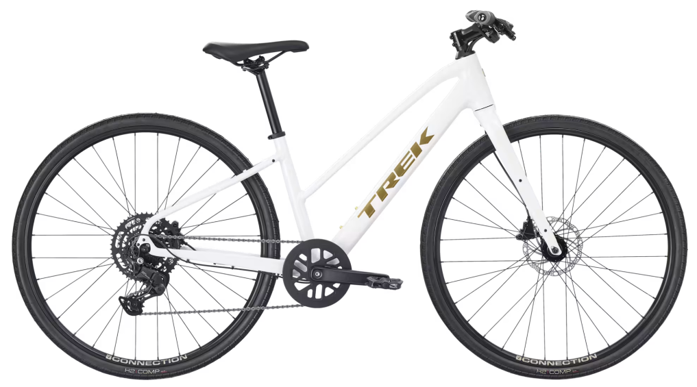 Trek FX 2 Midstep Gen 4 Crystal White - hvid-S