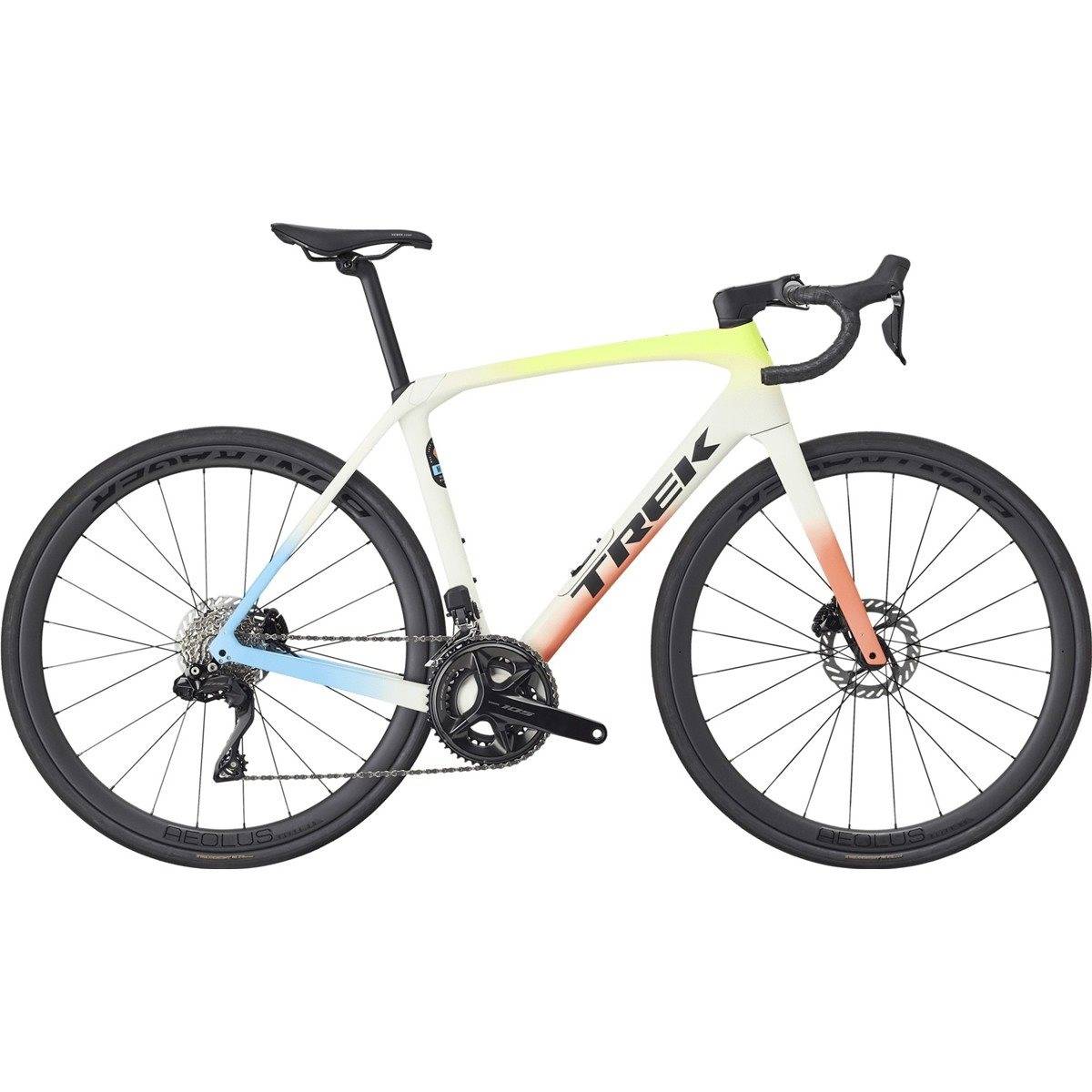 Racercykel Trek Domane SL 6 Gen 4 Era White/Glowstick/Coral Fade (62)
