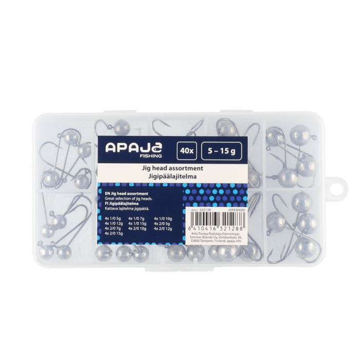 Apaja Jiggkrokar Mix 5-15g 40st