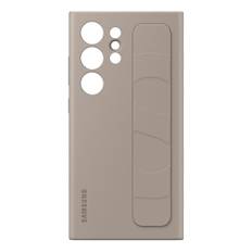 Original Samsung Galaxy S24 Ultra Standing Grip Mobil Cover - Taupe (EF-GS928CUEGWW)