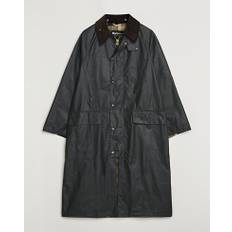 Barbour Heritage Burghley OS Wax Coat Sage