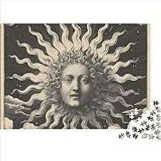 Mysticism 1000 bitar pussel konstsamling lim pussel för inramning pussel DIY kreativ hobby present familjespel 1000 st (75 x 50 cm)