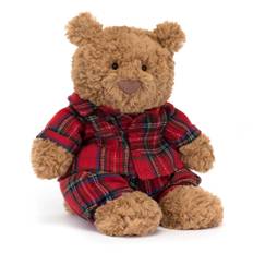 Jellycat - Bamse - Bartholomew bjørn i pyjamas - 26 cm