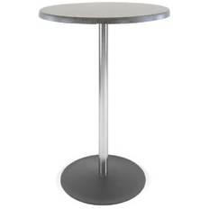 Riviera cafebord H73,5 x Ø80 cm, flad fod, sort