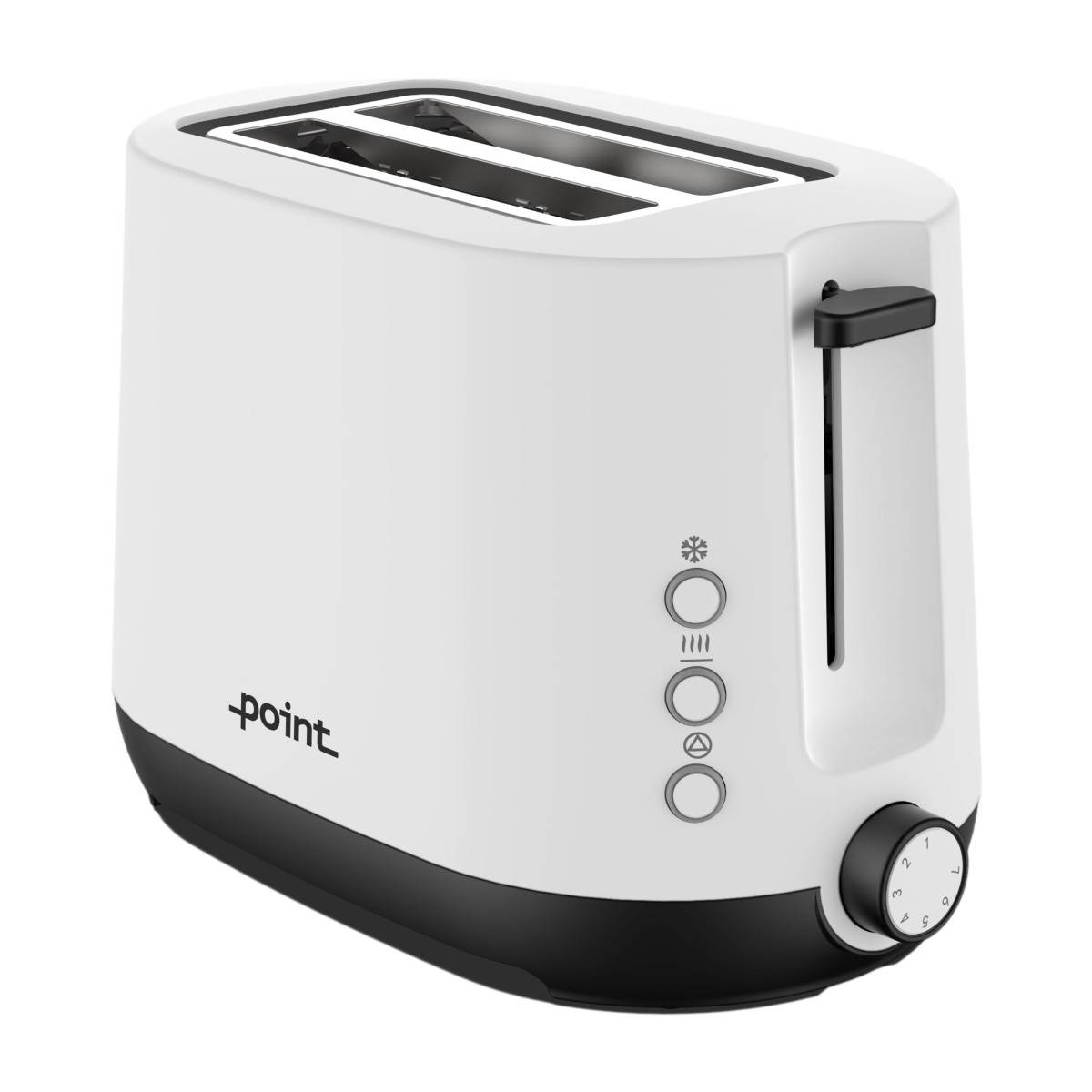 Point POT5010WH brødrister, hvid.