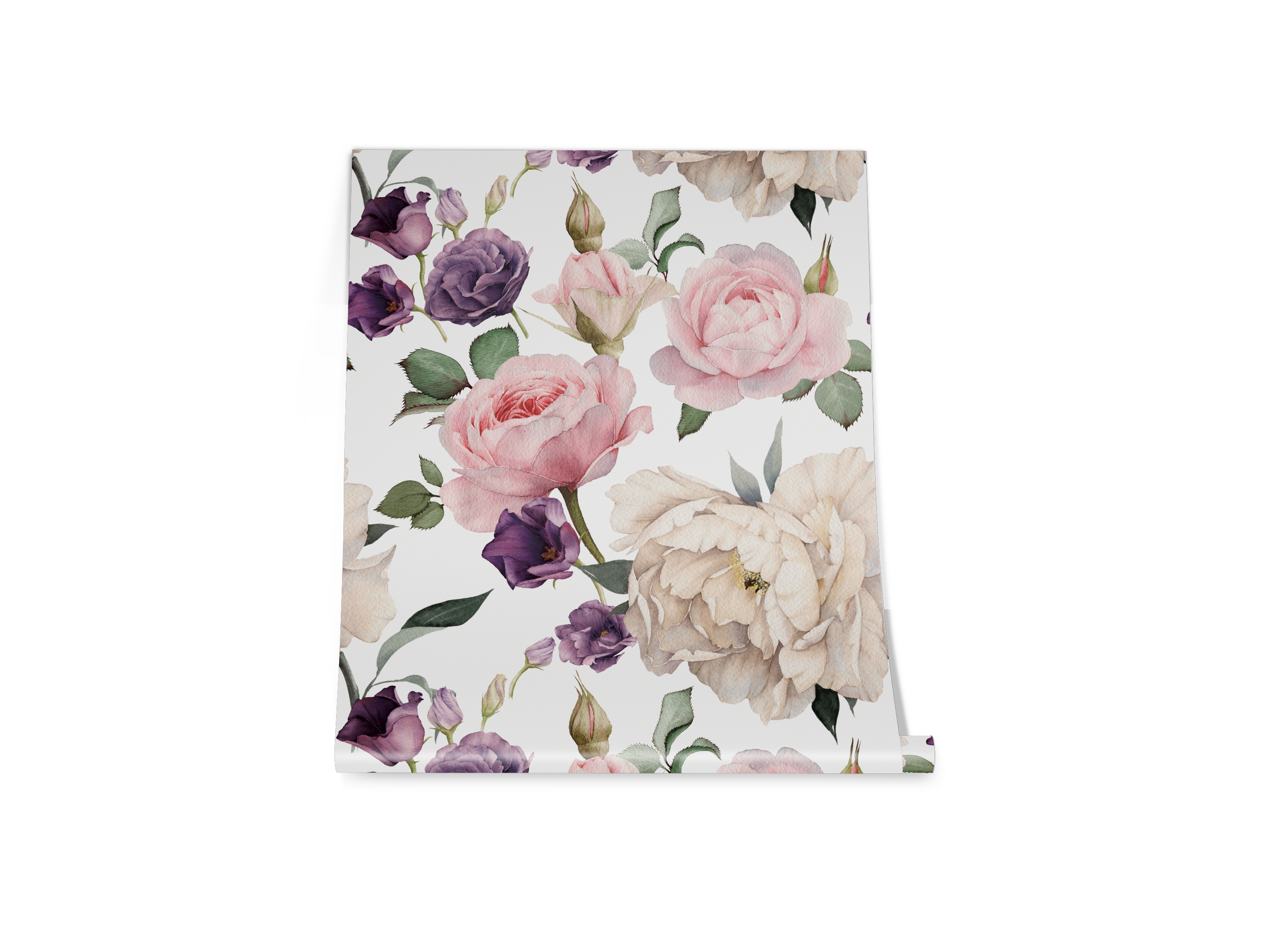 Mia blomster - flytbart tapet.