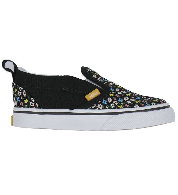 Vans Sko - Slip-On V Ditsy Floral - Sort/Multi - Vans - 23,5 - Sko