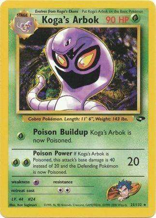 Koga's Arbok - 25/132 - Let Brugt (LP).