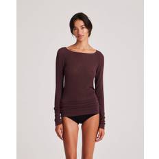 Gai + Lisva Amalie Wool Top (Fudge)