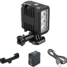 Vattentätt ljus hög effekt led dykning undervattens fyllningsljus för gopro hero 8 7 6 5 5s 4 4s 3+/3/2 sjcam/ xiaoyi actionkameror