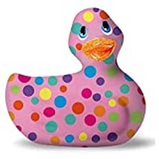 STORA TEAZE TOYS I RUB MY DUCKIE Happiness 2.0, små vibrerande anka, 7 olika vibrationslägen, rosa/multifärgad, 1-pack