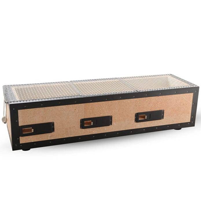Konro kolgrill modell pressad large