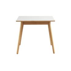 FDB Møbler C35A Spisebord 82x82, Eg / Lysegrå linoleum