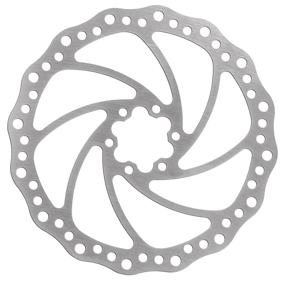 160 mm cykelbremseskive, ingen knirkende lyde. Rustfri stålskive for mere støjsvage køreoplevelser.