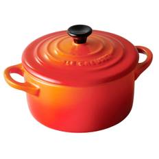 Le Creuset Heat Resistant Container Mini Cocotte Orange Heat Resistant Cold Resistant Microwave Oven Dishwasher Safe Japanese [Authorized Product] orange