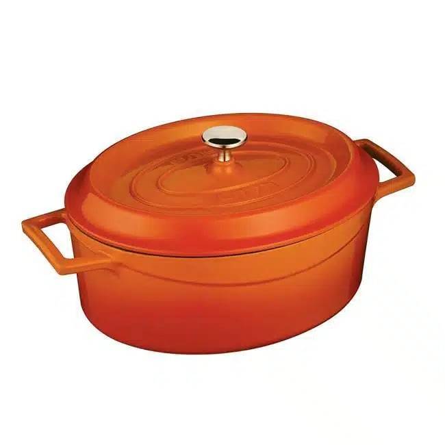 Støbejerns oval gryderet dim. 25x31cm, 7060ml