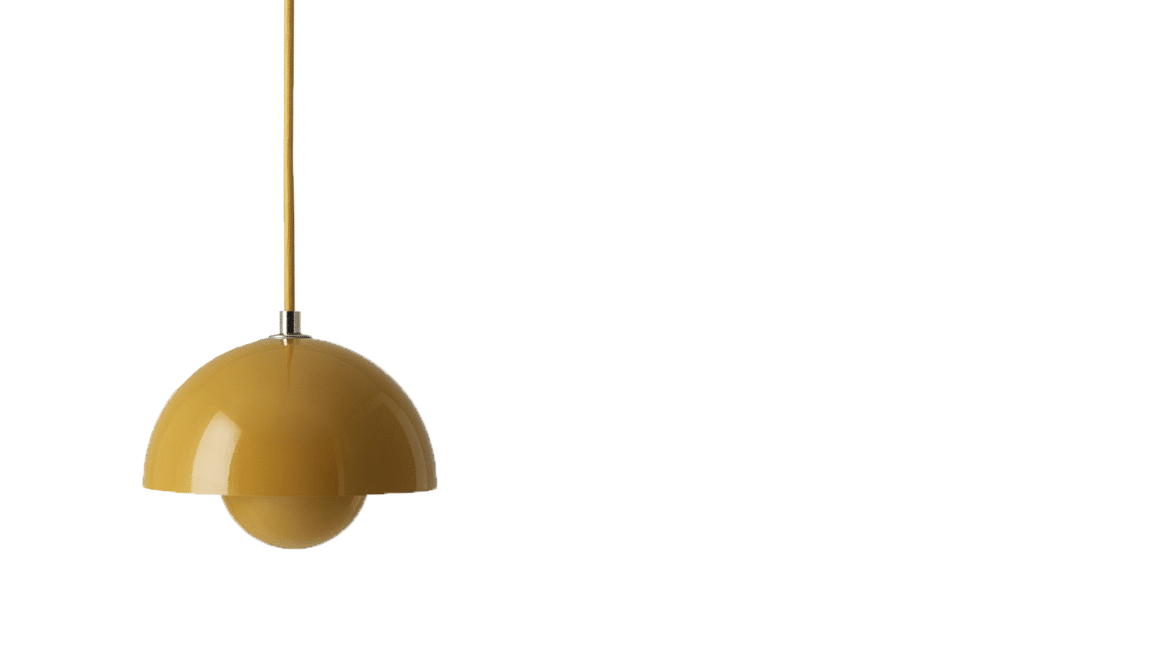 &TRADITION FLOWERPOT VP10 MUSTARD PENDEL