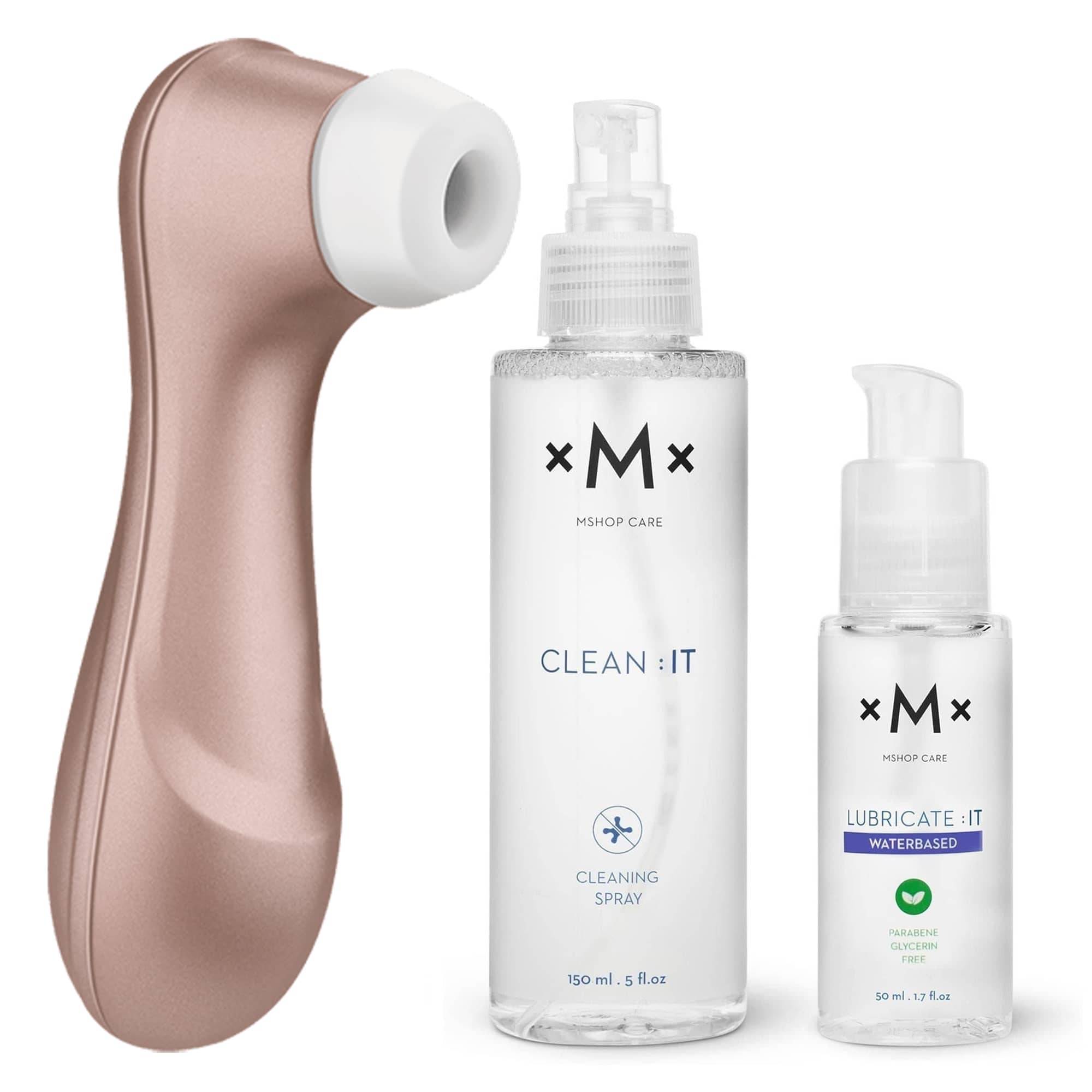 Satisfyer Pro + glidmedel & rengöring
