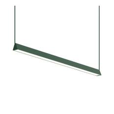 Lambert &amp; Fils - Mile 04, Single mounting, Green (fixture, wires, anchors), White canopy - Pendellampor - Guillaume Sasseville - Grön