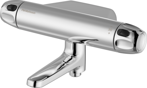 12 st FM Mattsson termostatisk batteri cc40mm/123mm pip