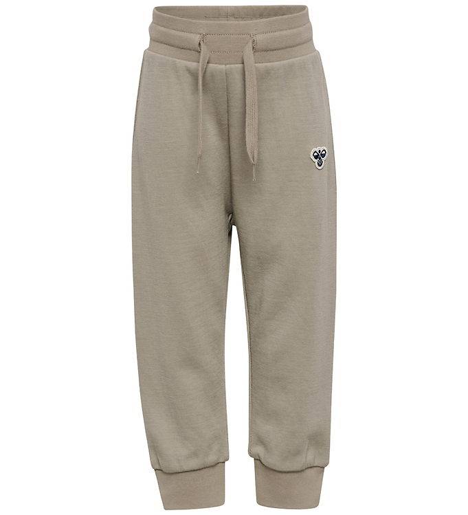Hummel Bukser - Uld - HmlMini Bee - Vintage Khaki - Hummel - 7 år (122) - Bukser - Uld