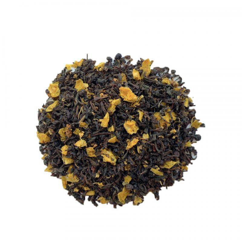 Skånsk Earl Grey svart te med fläder/havtorn (250g)