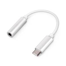 USB-C til 3,5 mm lydadapter Samsung/Andriod Mobiles - Hvid - white