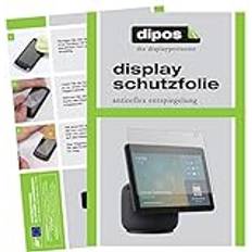 dipos I 2X skyddsfolie matt kompatibel med Amazon Echo Show 10 (tredje generationen) folie displayskyddsfilm