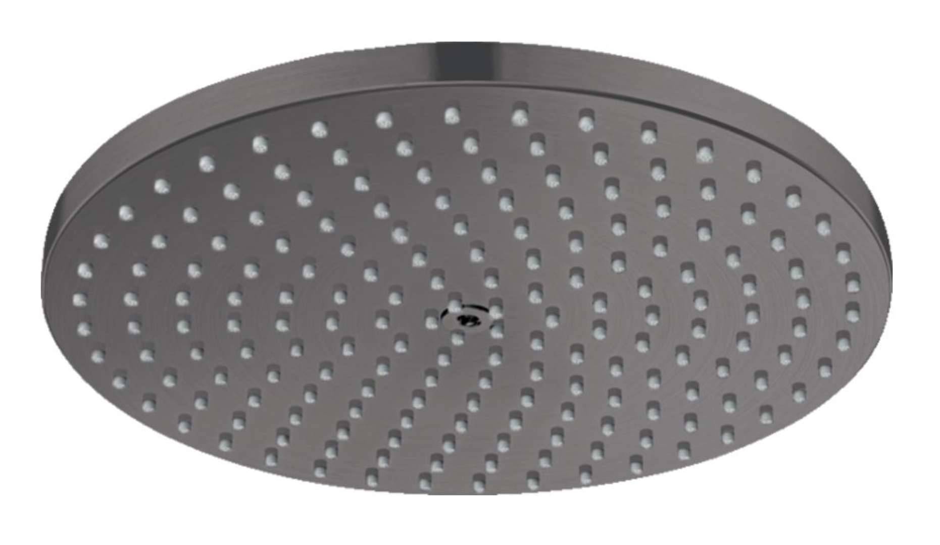 Hansgrohe Raindance S - Duschhuvud, diameter 24 cm, EcoSmart+, borstad svart krom 28821340