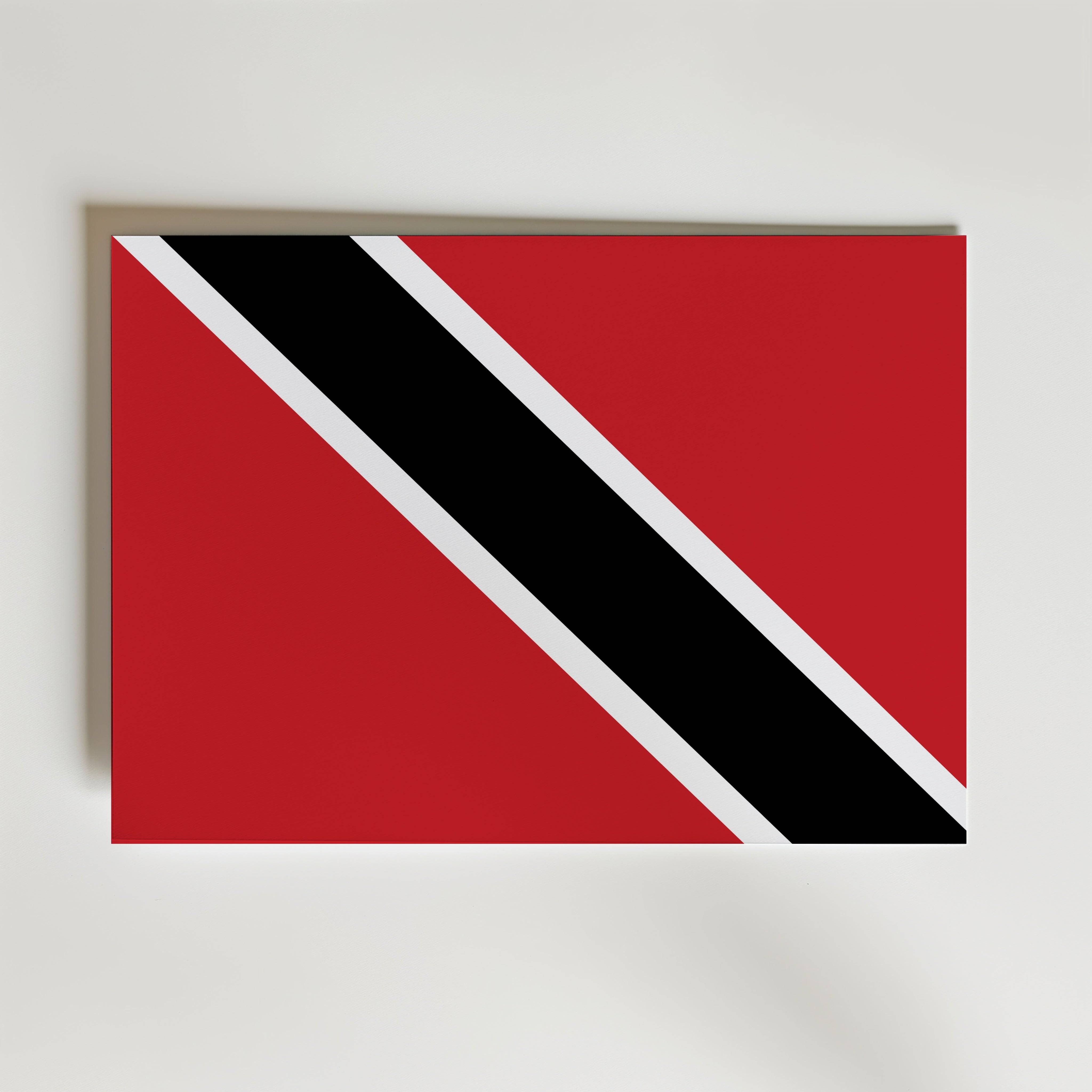 Trinidad and Tobago National Flag Poster - Poster 50x40 cm
