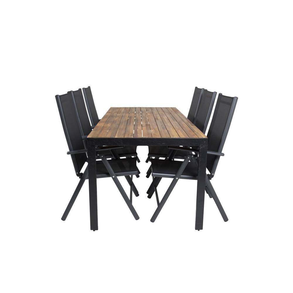 Bois Rektangulär Matgrupp