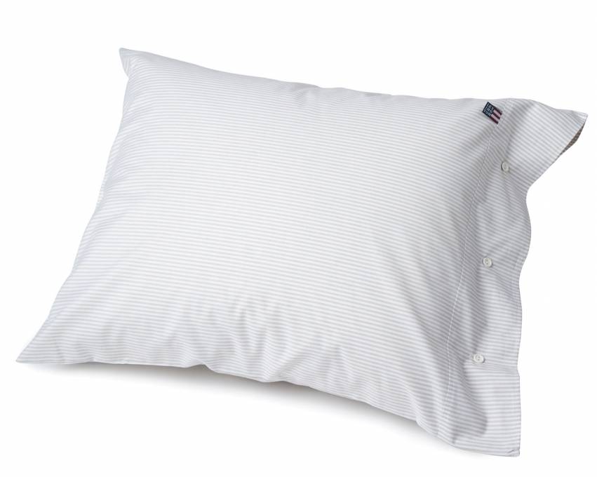 Lexington Icons Pin Point Pudebetræk Beige/ White