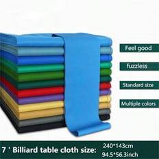 7 fot biljardfiltduk, ersättningsduk för snookerbord, förtjockad svart filt för 8-bollars biljardbord, enkelsidig filt för amerikanskt biljardbord, bl - Kadettblå (2,1 meter blå biljardduk)