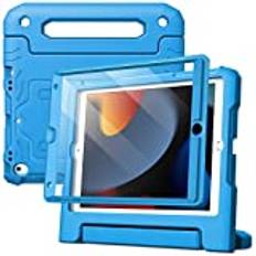 JETech Barn Fodral för iPad mini 5/4/3/2/1 (7,9 Tums, 2019/2015/2014/2013/2012) med Inbyggt Skärmskydd, Stötsäker Hela Kroppen Hantera Stativ Tablett Skyddande Case Kids Skal (Blå)