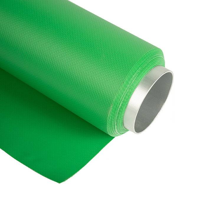 Grön Vinylbakgrund på aluminiumkärna 1.35 x 6 meter