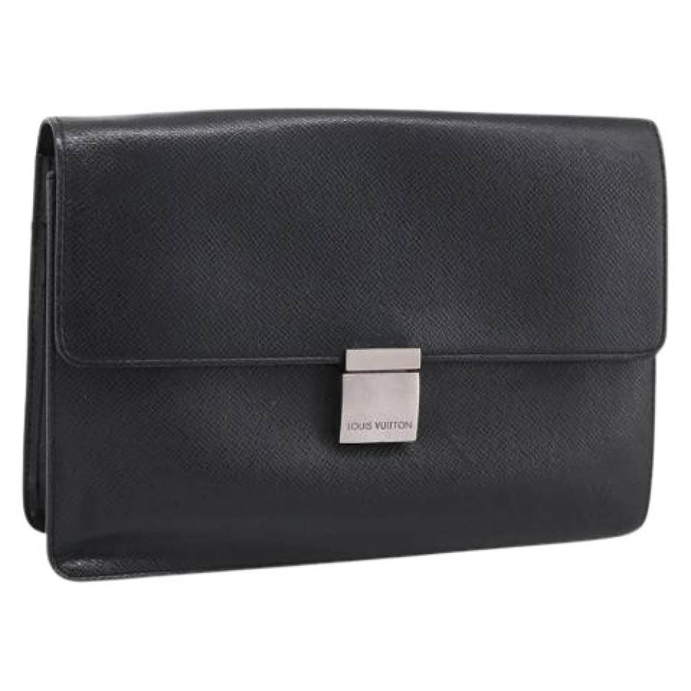 Louis Vuitton Vintage - Pre-owned Taiga Läder Clutch Väska Vintage - Dam - ONE Size - Läder