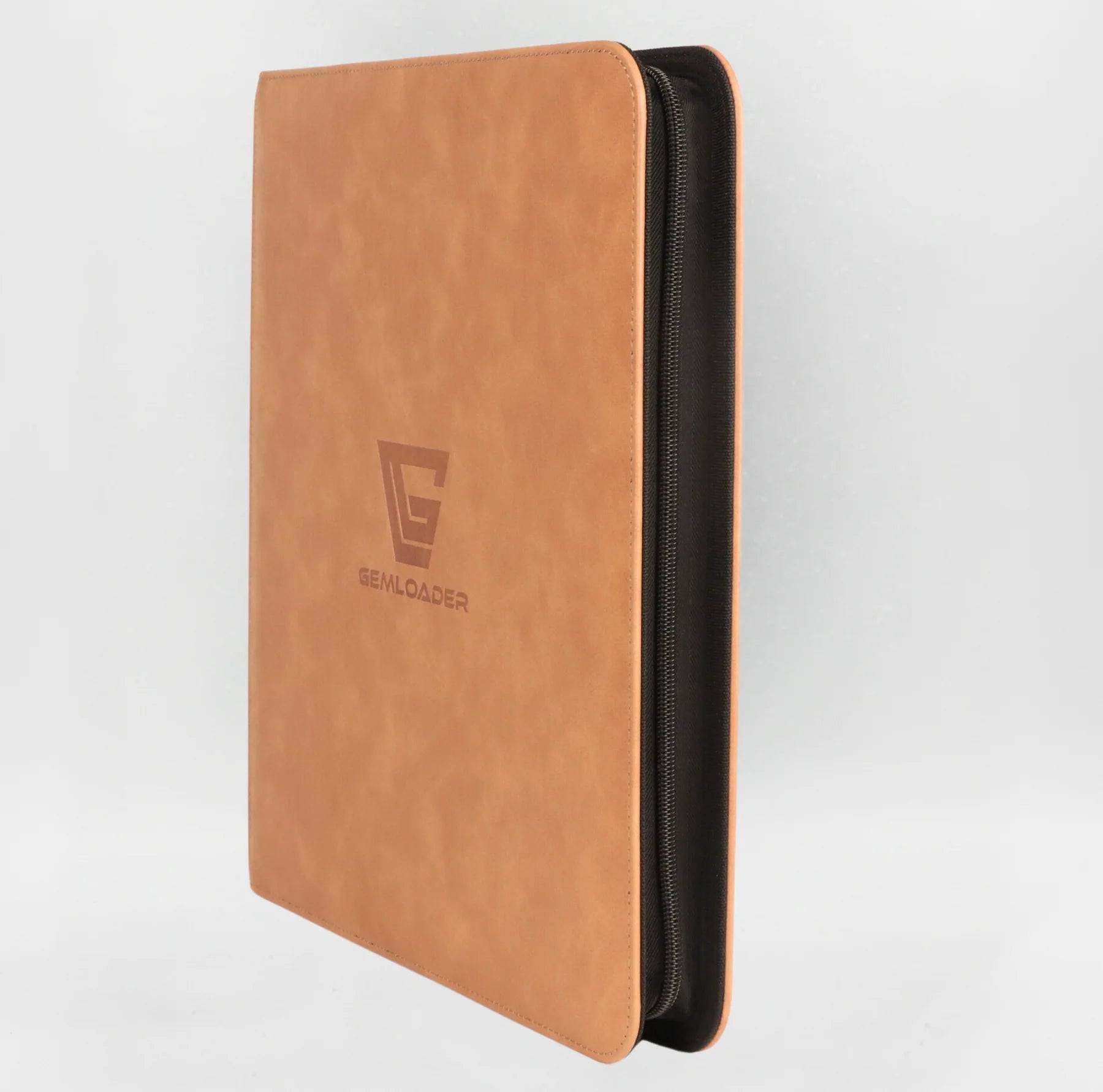 Gemloader Premium Traditional sleeved collectors binder (480 fickor 3X4) Brun (Hazel)