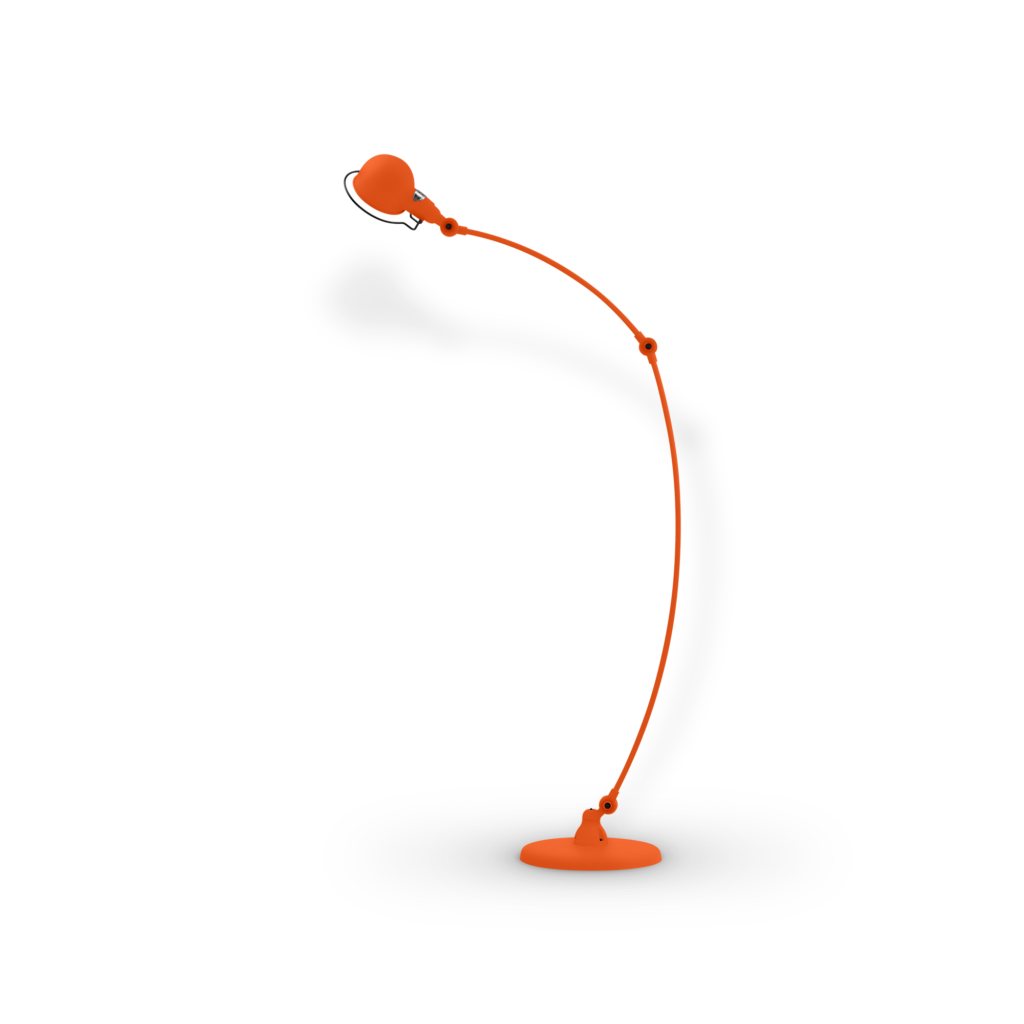 Signal SIC843 gulvlampe fra Jieldé - Orange / Mat
