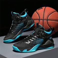 Men Basketball Shoes, Anti-Slip, Shock-Absorbing, High-Top, Sports Shoes For Students