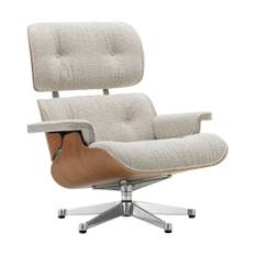 Vitra Eames Lounge Chair new dimension polerad krom Cream/sand-american cherry