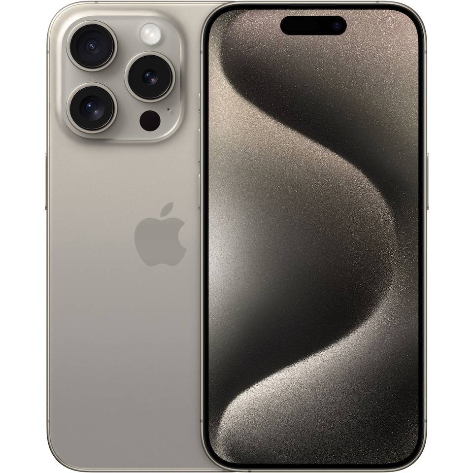 Apple iPhone 15 Pro 6,1" 128GB - Naturligt titanium --> I lager, forväntat leveransdatum hos dig 28-02-2026