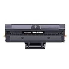 SIMPLETEK - Svart toner kompatibel med HP LaserJet W1106A 106A | Med chip för 107A, 107R, 107W, 135A, 135W modeller