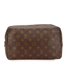 Louis Vuitton Vintage, Pre-owned, Dame, Brun, ONE SIZE, Tyl, Pre-owned canvas tasker