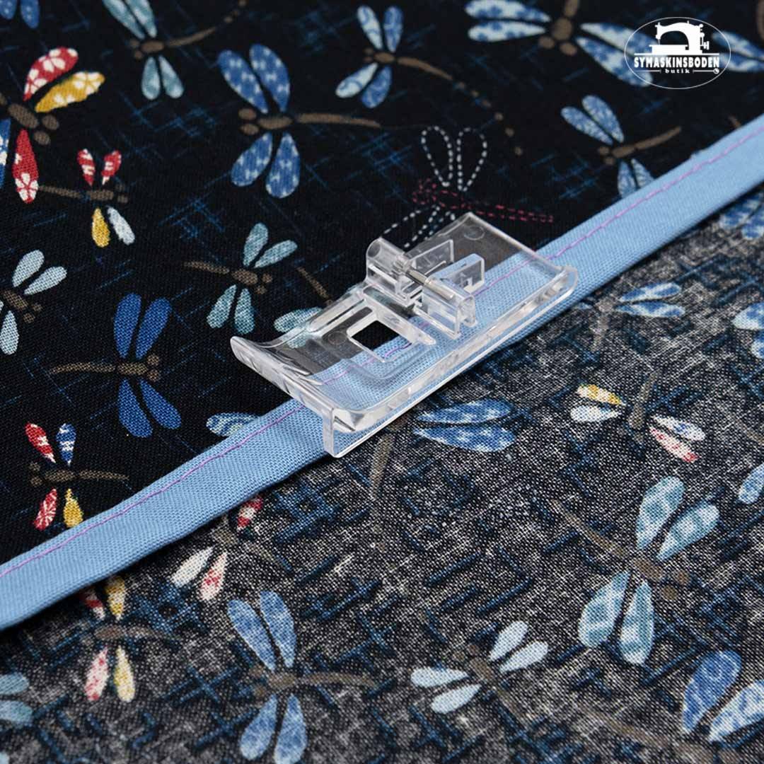 Janome transparent kantbandsfot med guide