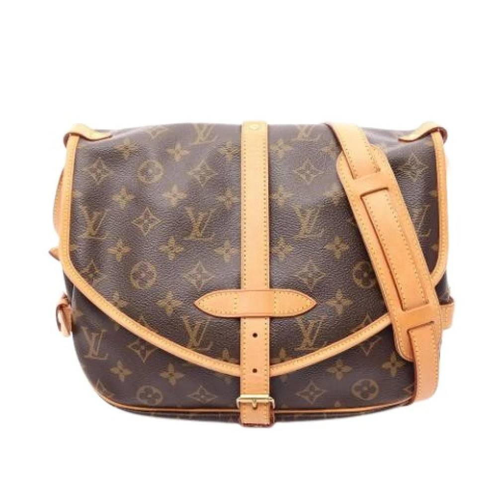Louis Vuitton Vintage - Pre-owned Saumur 30 Axelremsväska Vintage - Dam - ONE Size - Läder