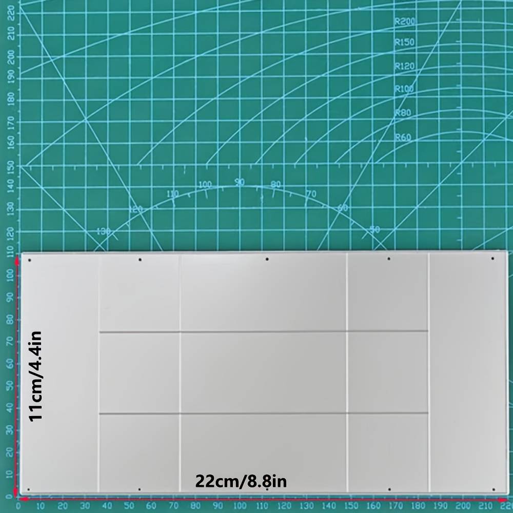 TEMU 1pc Large Metal Cutting Die Embossing Template