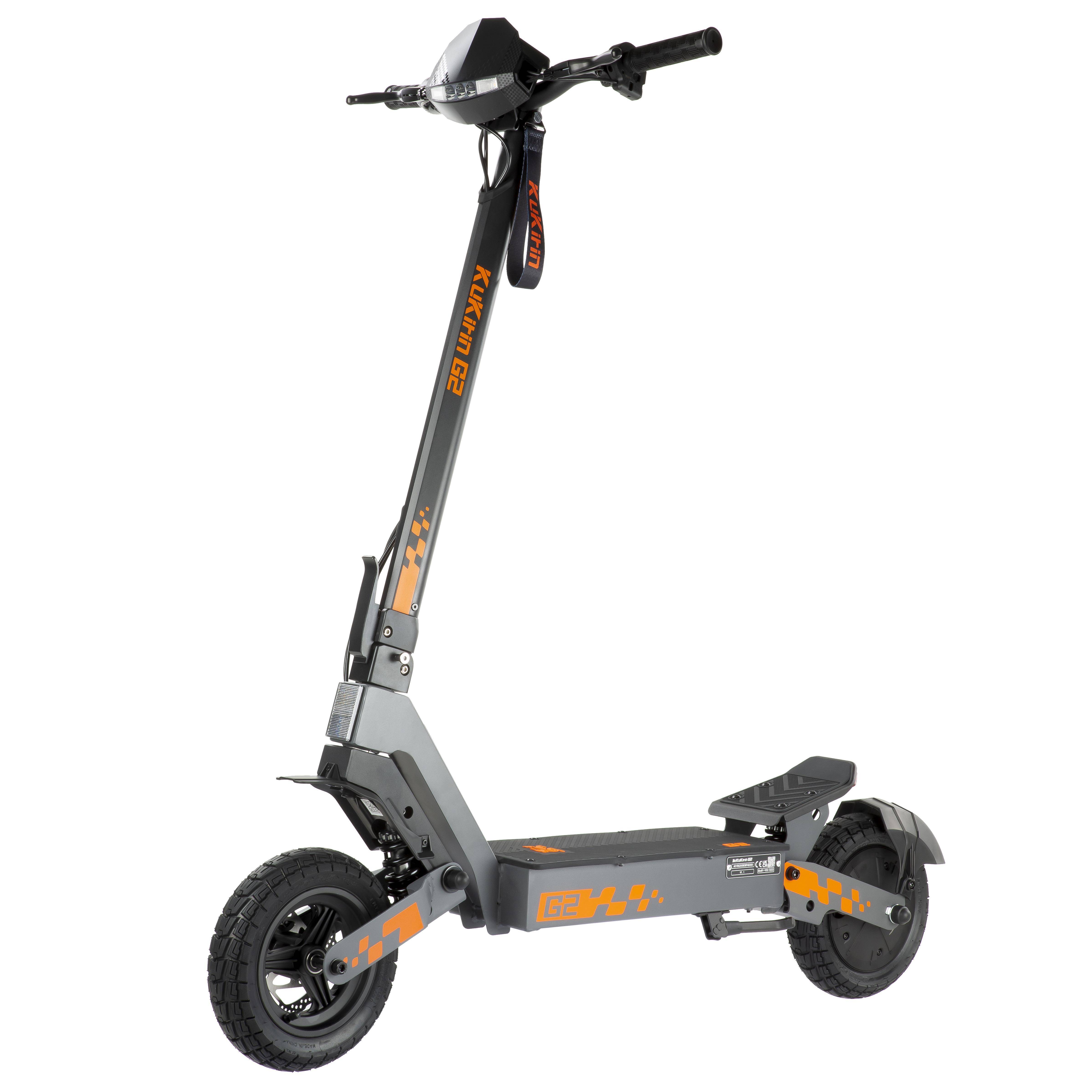 KuKirin G2 Elscooter för vuxna 800W Motor City Commuting Elscooter 48V 15Ah Batteri 10-tums Vakuumdäck Terrängscooter