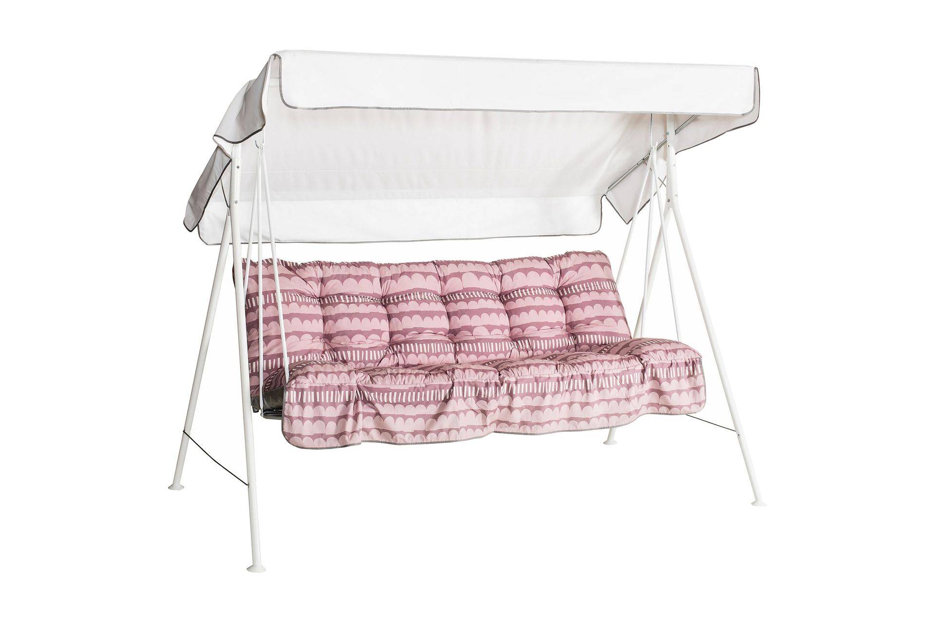 Varax Riviera 3- pers. hammock, 84B - Vit/Rosa Hammock Vit,Rosa