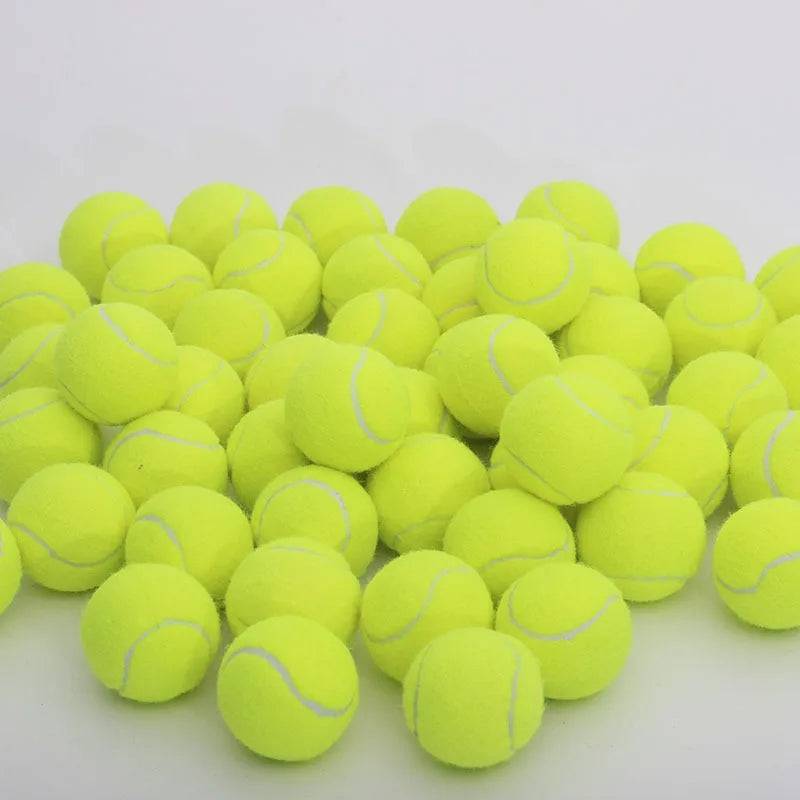 Elastic Rubber Tennis Ball for Dogs & Ball Launchers - light green / 3 Pcs (3 Pcs)