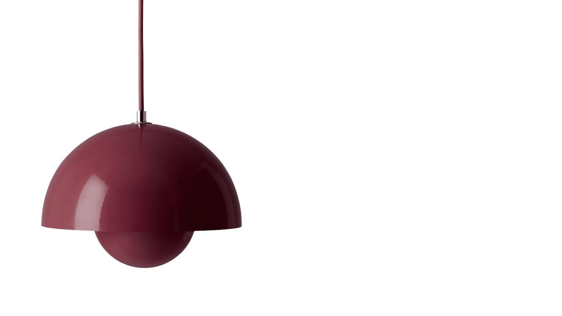 &TRADITION FLOWERPOT VP1 DARK PLUM PENDEL